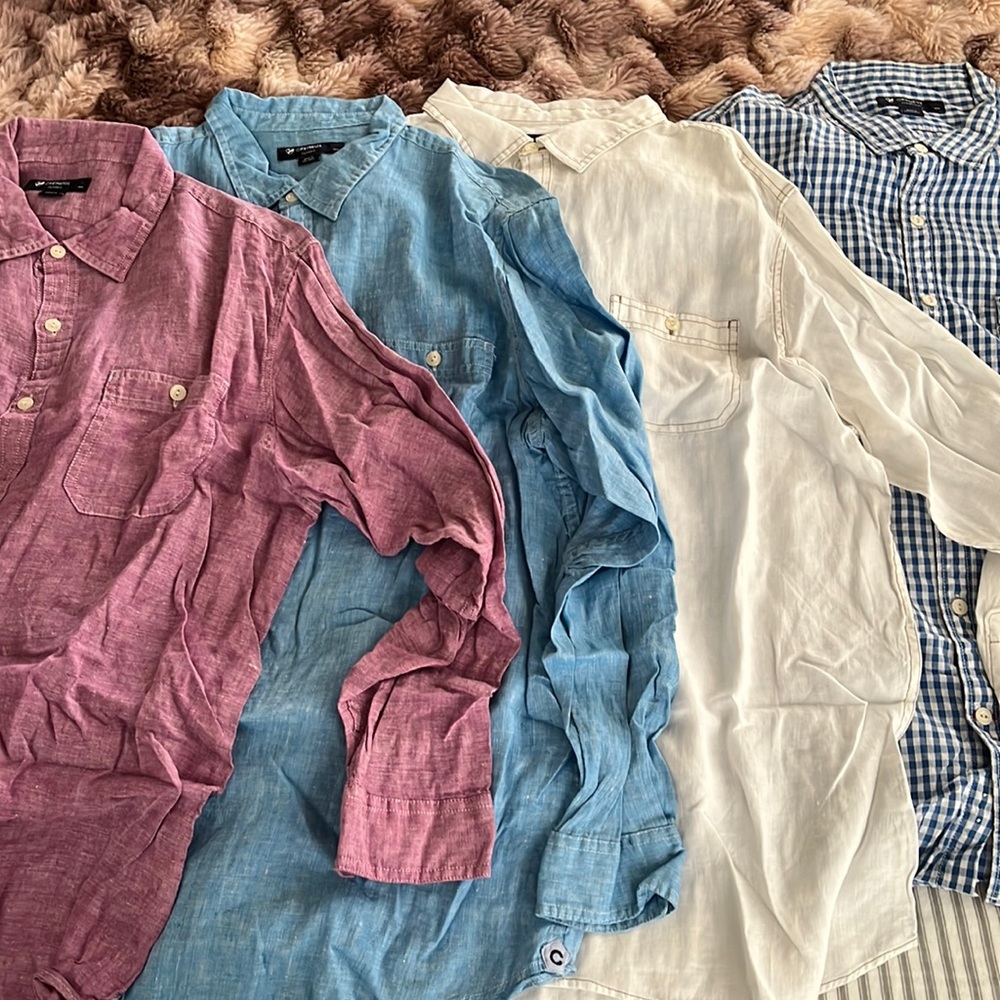 Like New Daniel Cremieux Linen and Cotton XL Shirt Bundle!